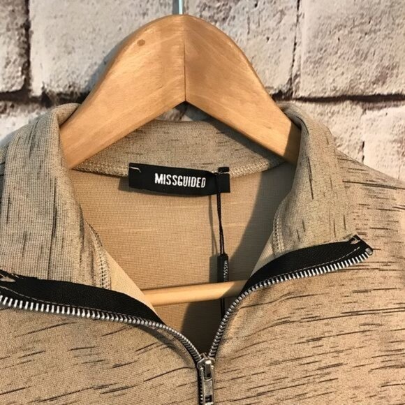 Missguided Body-Con Futurism Sleeveless Dress Women's Sz 10 - Picture 4 of 7